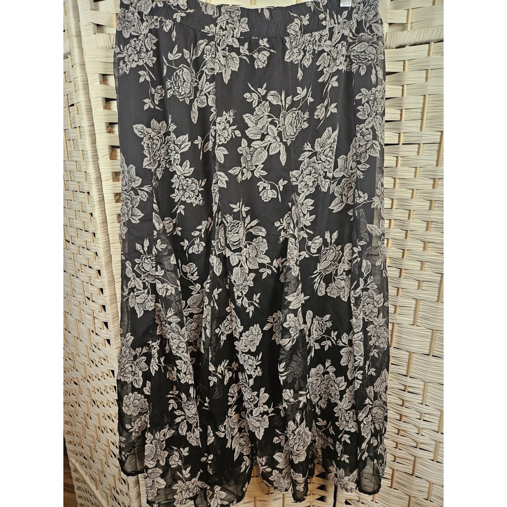 Cirana Womens Lined Floral Skirt XL Romantic Bloomcore